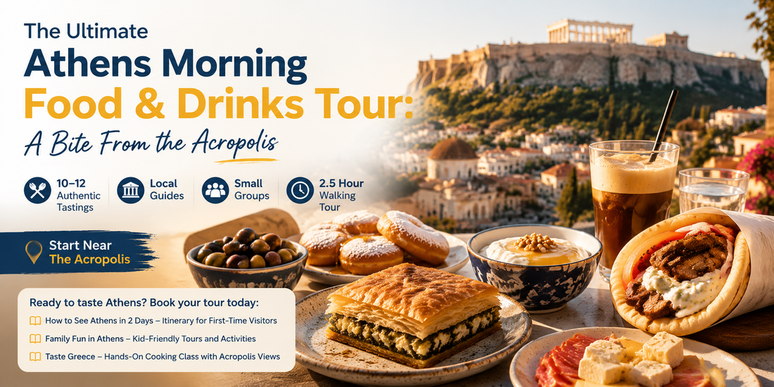 The Ultimate Athens Morning Food & Drinks Tour: A Bite From the Acropolis